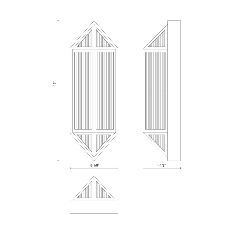 Cairo 2 - Light Flush Mounted Sconce