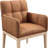 Adrian Vegan Leather Dining Arm Chair-58339050-58339053