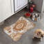 Tapis décoratif décoratif en forme d'os 1 pièce
