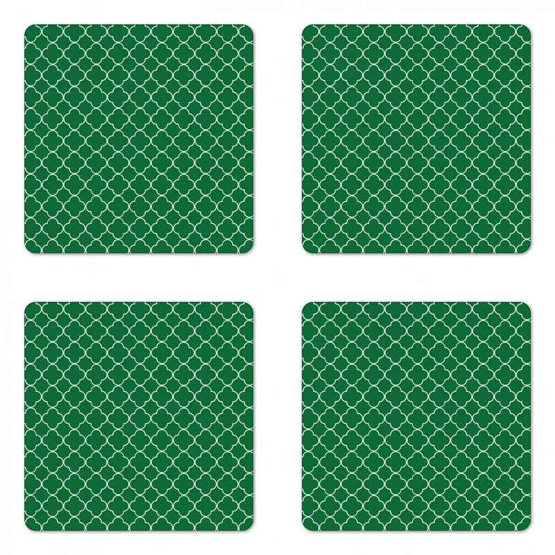Sous-verre quadrilobe