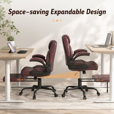 Chaise de bureau ergonomique à jambes croisées avec repose-pieds pivotant à 360°, hauteur réglable et pivotante, idéale pour le télétravail et les personnes atteintes de TDAH.