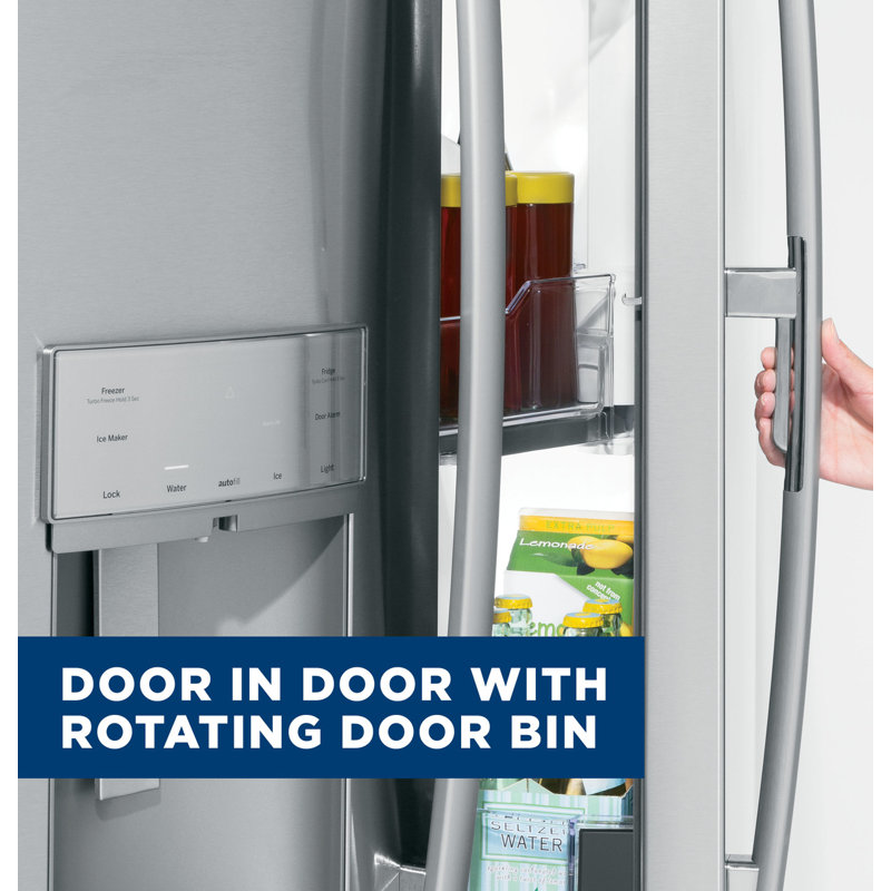 35.75" French Door 27.7 cu. ft. Refrigerator, Fingerprint Resistant Stainless Steel