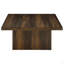 Table basse large à base carrée