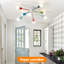 Lustre coloré 8 lumières, lustre moderne Spoutnik, luminaire pour enfants avec lumières multicolores arc-en-ciel amusantes-1140261106-1140261107