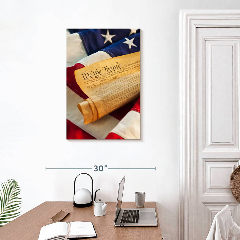 Keiri American Flag Preamble, 30" H x 20" W