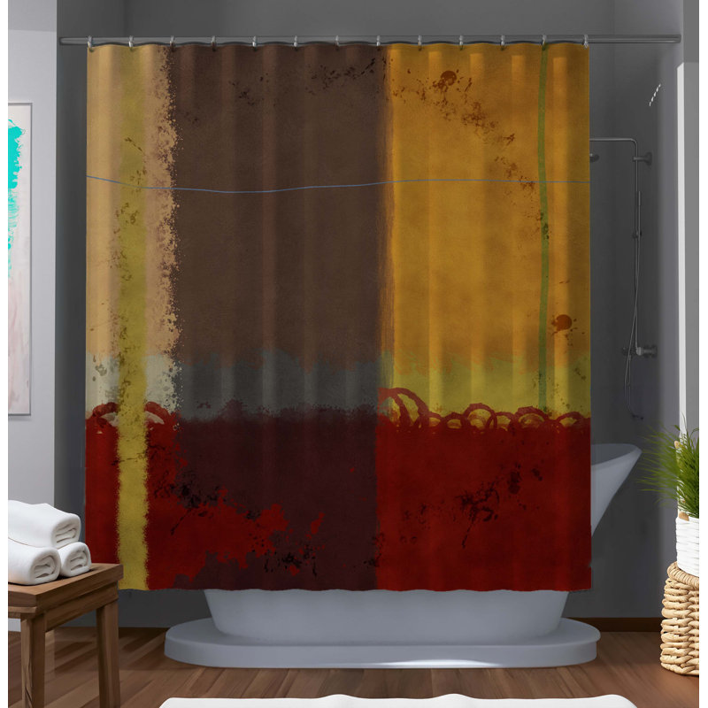 Rideau de douche abstrait Cieran