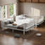 Lit superposé convertible double au-dessus de double avec conception de sécurité renforcée-129422108