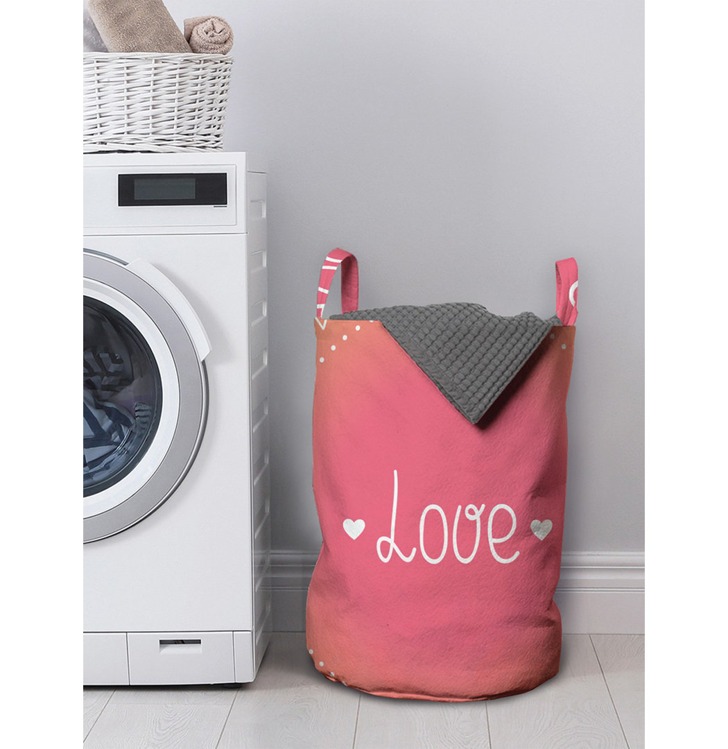 Fabric Laundry Bag with Handles East Urban Home