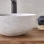 Elea Round Brown Premium Terrazzo Bathroom Sink-733659706
