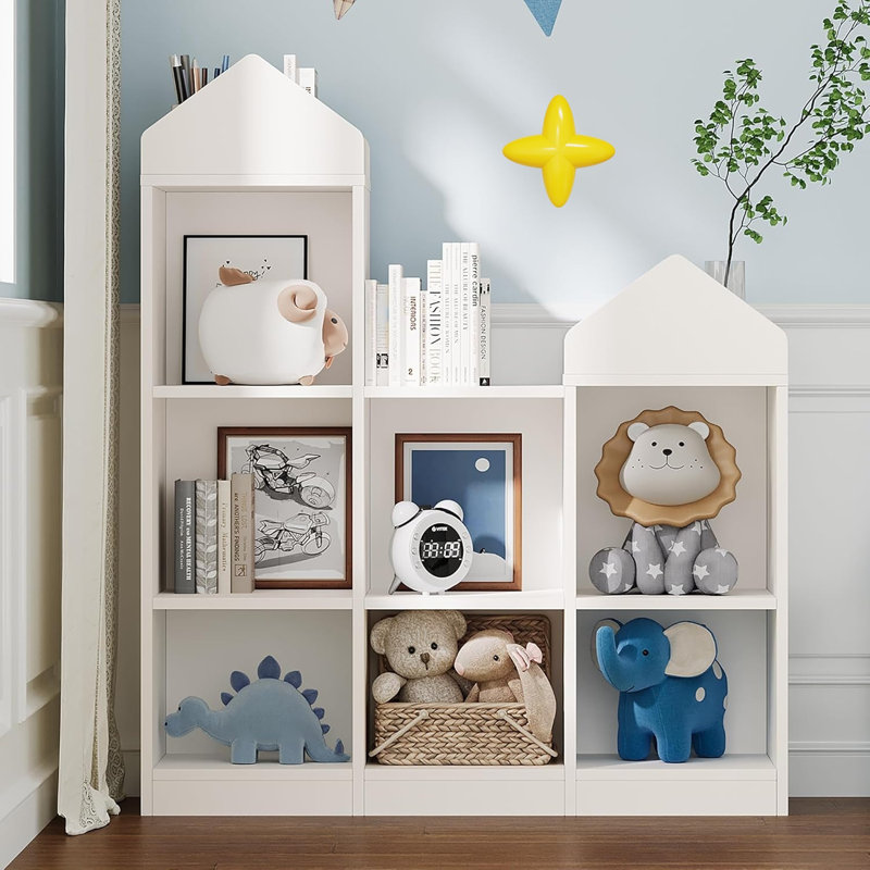 Bibliothèque pour enfants 7 compartiments