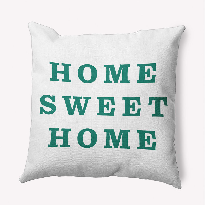 Housse et insert de coussin décoratif en polyester pour l'intérieur et l'extérieur, 16 po x 16 po, Vert
