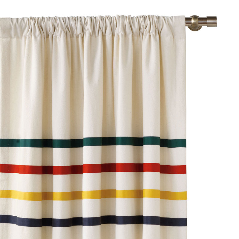 Scout Cotton Blend Room Darkening Curtain, 96" W x 84" L