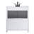 Slayton 30 " W Freestanding Standard Free Standing 1 Single Vanity Bathroom Vanity With Engineered Marble Top-1305683473