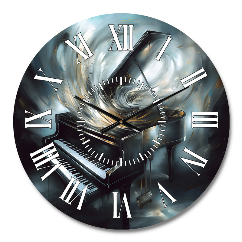 Horloge murale Piano, Médium