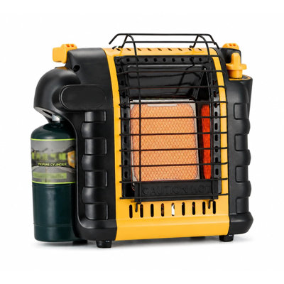 9000 BTU Portable Radiant Propane Heater with ODS and Tip‑Over Protection, Emergency Off‑Grid Heater for Camping, RVs, Power‑Outage and Small‑Space Indoor‑Outdoor Use