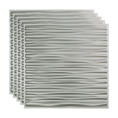 24 in. L x 24 in. W Embossed Vinyl Drop-In Ceiling Tile Ceiling Tile In