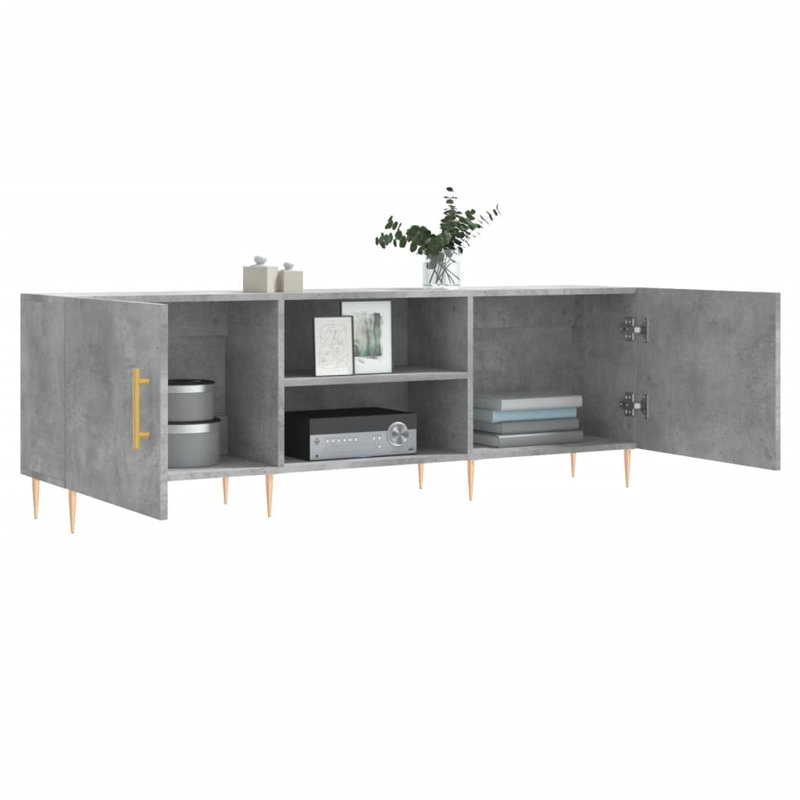Adamsburg TV Stand for TVs up to 65", Concrete Grey