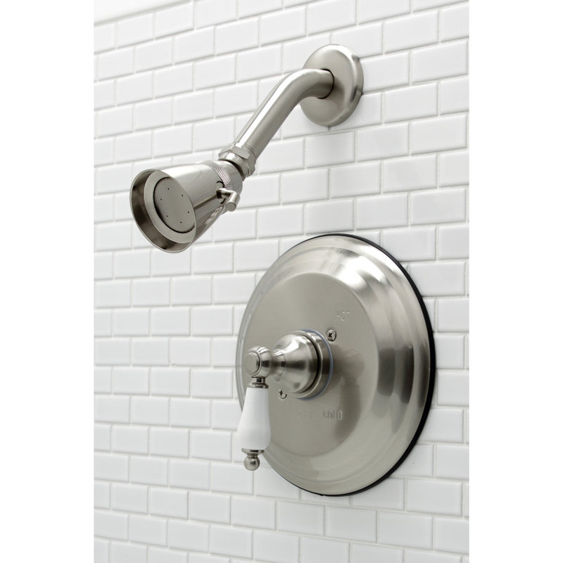 Kingston Brass Restoration Single-Handle Pressure Balanced Shower Faucet, Brushed Nickel