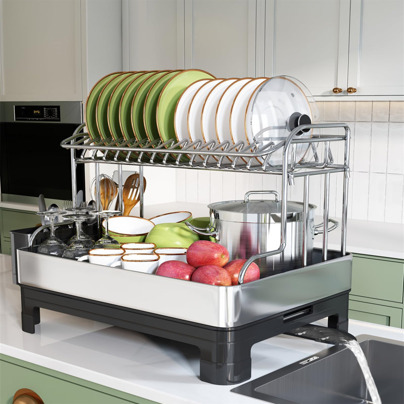 Metal Rectangle Utensil Storage Set