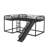 Levick L Shape Twin Over Twin and Full Over Full Quad Bunk Bed-1362531409