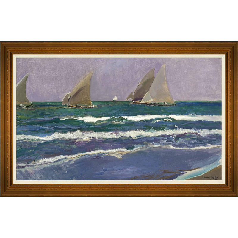 Regatta Giclee On Canvas by Dana Gibson