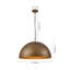 Luminaire suspendu en laiton antique à 1 lumière Bradson-2091408482
