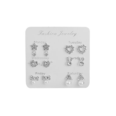 Alloy earrings Minimalists Silvers Earring Set Understated Luxuries Studs Earrings Elegant Fine Jewelry Collection Distinctive Fashion Accents