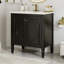 Meuble-lavabo de style rétro 30 po avec lavabo-2101462588