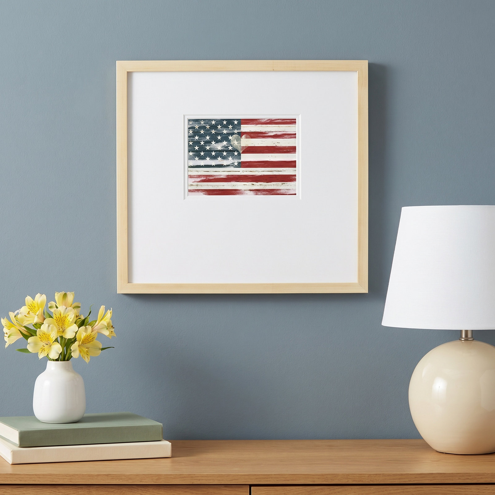 Heart of America Print, 21" H x 21" W x 1.25" D