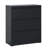 Lockable Metal 3 Drawer Filing Cabinet, Black, For Office Efficiency Modern Black File Cabinet With Locking Function-120659706