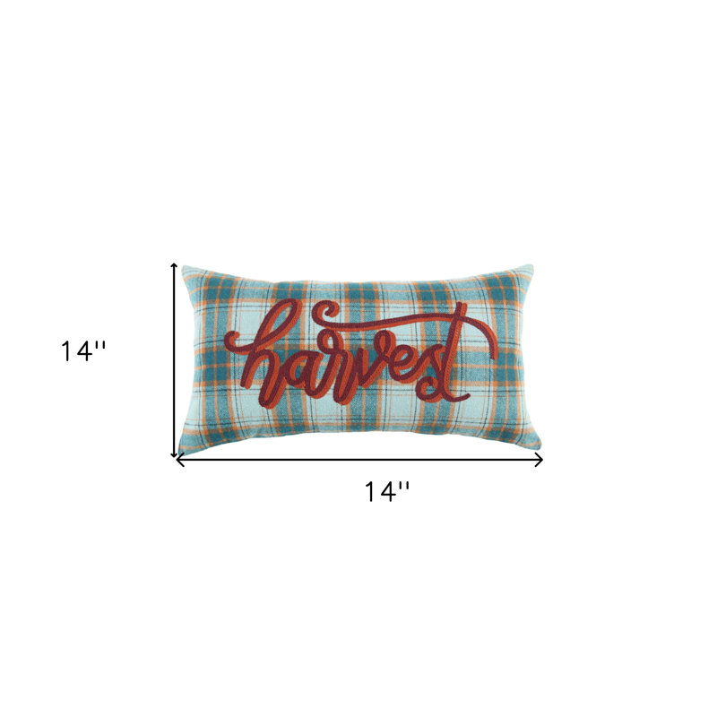 Coussin en poly, H 14 po x l 14 po