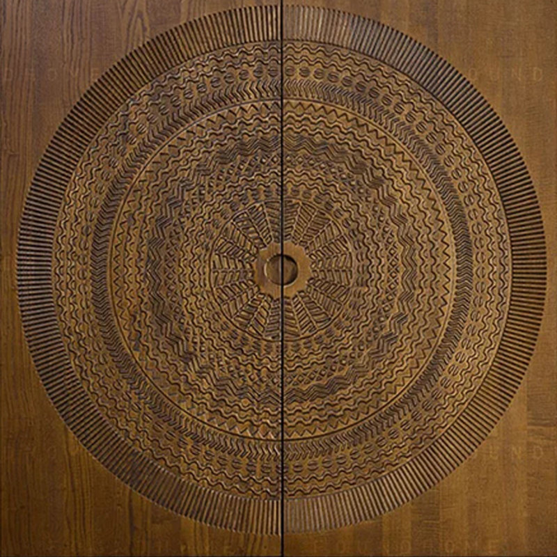 Commode d'entrée en bois massif chinois
