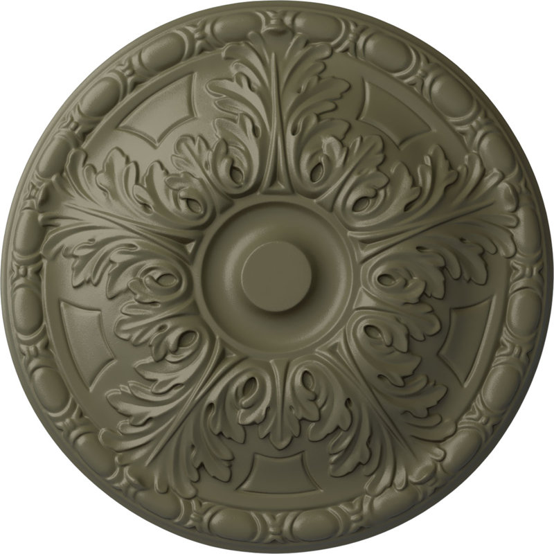 Médaillon de plafond H 15,75 po x l 15,75 po Granada, Pierre Spartan