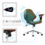 Barri Faux Leather Mid-Century Office Chair-1477490699
