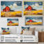 "Bewry Landscape Barns", impression sur toile-941095447-941095443