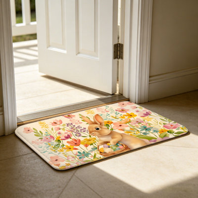 Tapis de sol 24 po x 36 po Floral