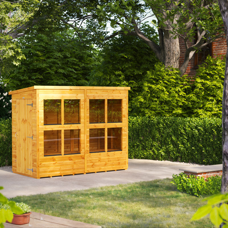 Powersheds 8 x 4ft Timber Tongue & Groove Pent Potting Shed