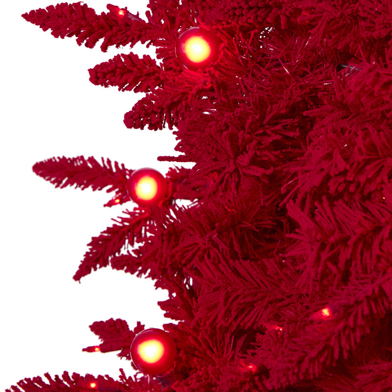 Lighted Artificial Christmas Tree, 6' H