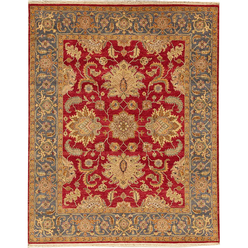 Wool Floral Area Rug