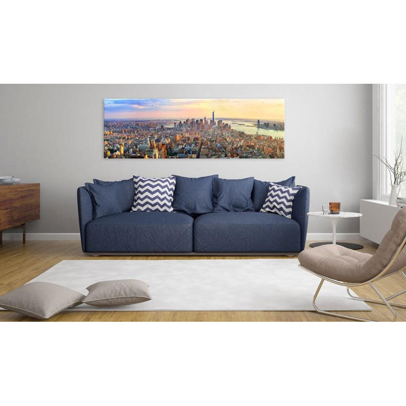 «Eemil New York Panorama», reproduction sur toile, H 20 po x l 59 po x P 0,7 po