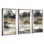 Serene River par Carol Robinson - reproduction de cadre photo simple de 3 pièces-2108683700