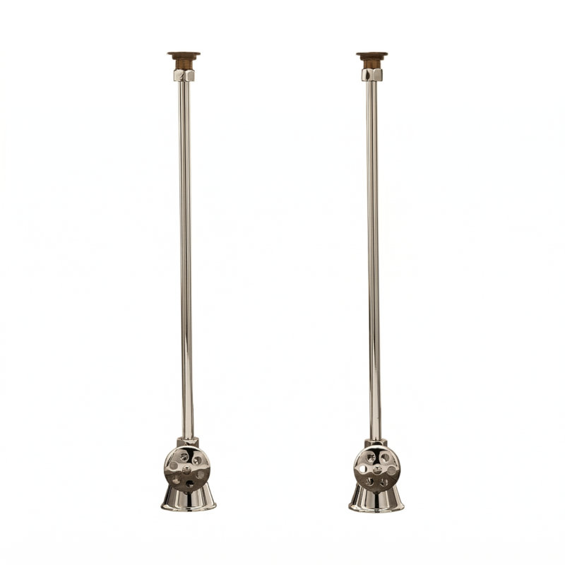 Ensemble de fournitures pour montage sur le comptoir 29 po P0675, Nickel poli