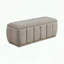 Banc de rangement moderne avec tissu texturé sans assemblage-711822813
