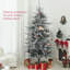 Arbre de Noël artificiel pin nordique 9 pi avec extrémités enneigées 1939 HOMcom-1764714779