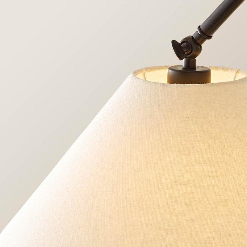 162cm Polished Arched Floor Lamp, No