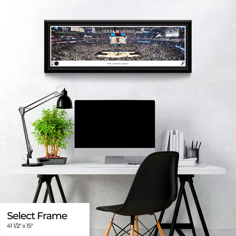 San Antonio Spurs - Cadre sélectionné, Encadré avec passe-partout simple