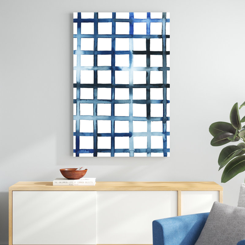Motif d'aquarelle II, H 48 po x l 32 po x P 1,25 po