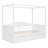 Aurelia 41.3" W 41.3" W x 77.6" D x 66.1" H 2-Drawer Solid Pine Twin Canopy Daybed