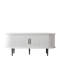 Console moderne avec compartiment de rangement et porte coulissante pour salon, chambre à coucher, bureau-131246932-131246936