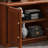 Solid wood retro style home TV stand